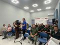 В спортивном комплексе «Пять колец» проходит пресс-конференция организаторов и судей чемпионата войск Национальной гвардии Российской Федерации по комплексному единоборству
