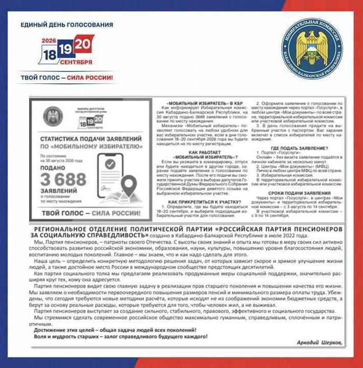 Рубрика «Мы в СМИ»: главные новости избирательной повестки Кабардино-Балкарии на старте кампании! Рубрика «Мы в СМИ»: главные новости избирательной повестки Кабардино-Балкарии на старте кампании!