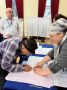 Куров Масур Мухамедович, самый старший житель с.п. Исламей голосует на избирательном участке в Баксанском районе