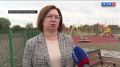 В селе Прималкинское завершили благоустройство детской площадки