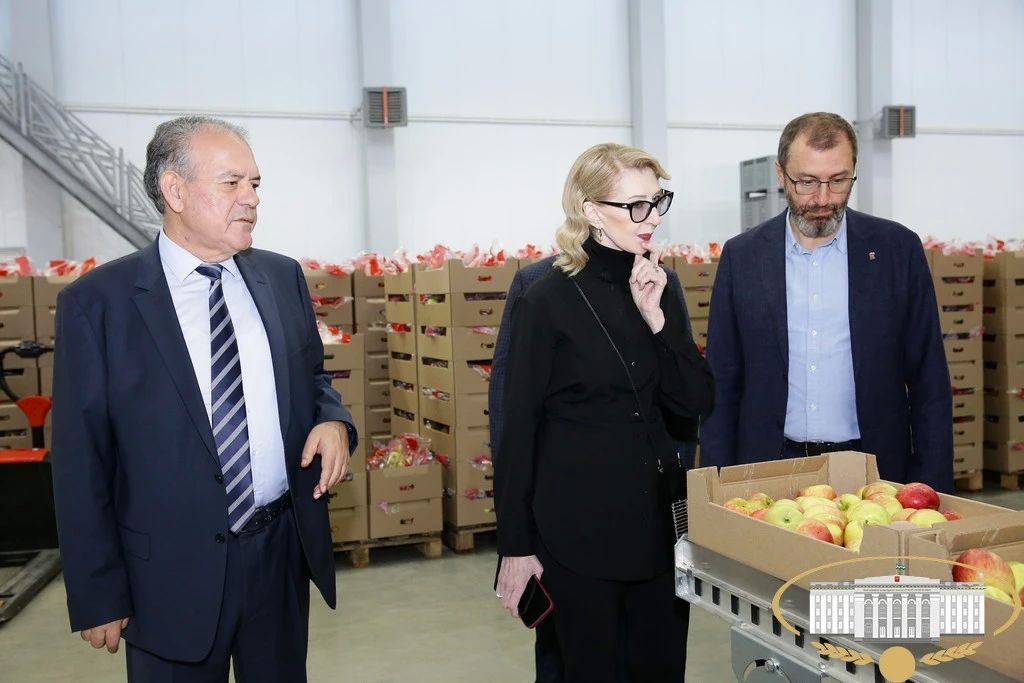 Отдельное внимание делегация уделила одному из ведущих предприятий региона - ООО "Сады Нальчика" Отдельное внимание делегация уделила одному из ведущих предприятий региона - ООО "Сады Нальчика"