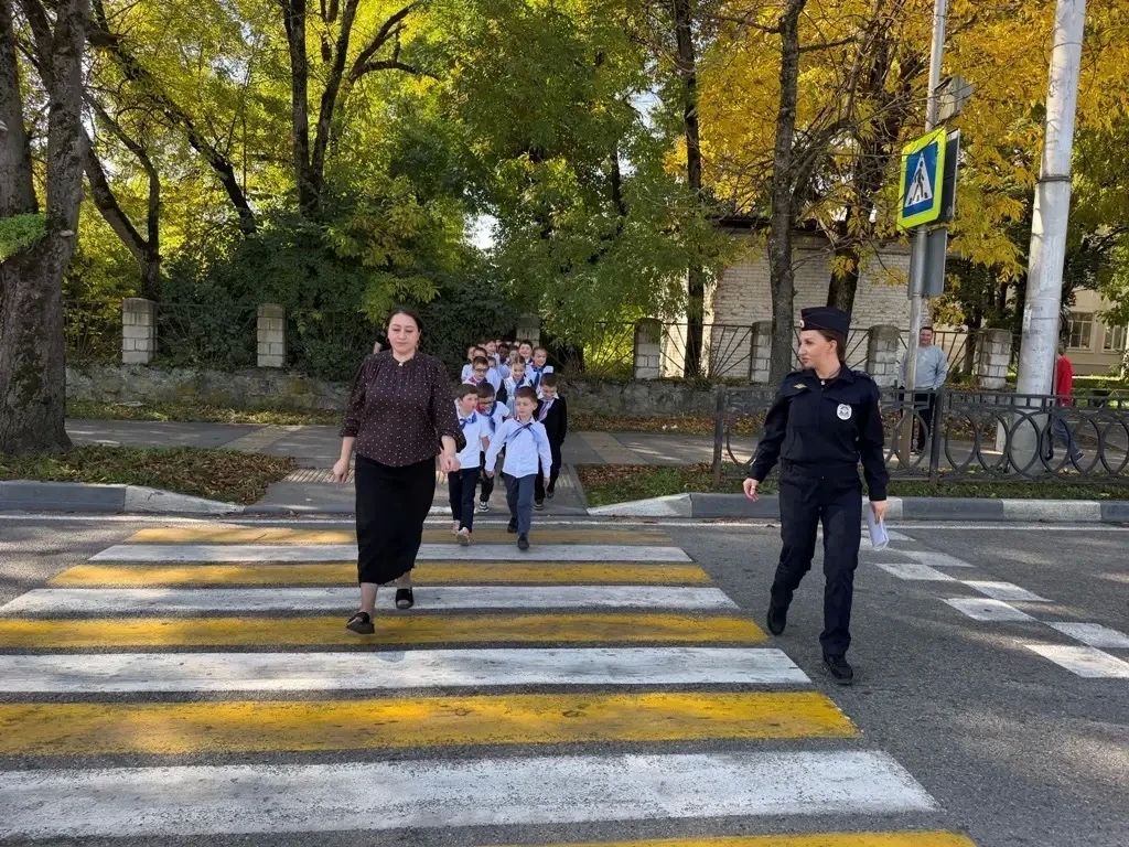 Автоинспекторы Кабардино-Балкарии провели для детей интерактивный урок по дорожной безопасности Автоинспекторы Кабардино-Балкарии провели для детей интерактивный урок по дорожной безопасности