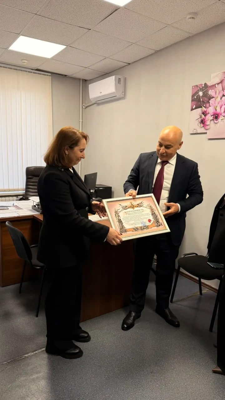 Республиканский комплексный центр социального обслуживания населения получил благодарственное письмо от командования 58-й гвардейской общевойсковой армии
