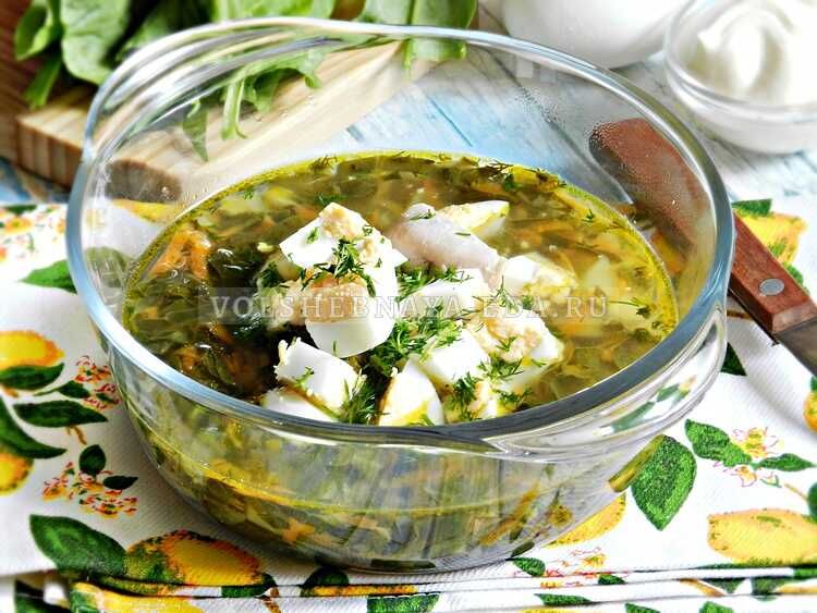 Летний щавелевый суп: освежающий рецепт на курином бульоне