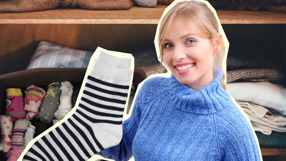 Опытные хозяйки никогда не хранят носки один в другом: на то есть две причины