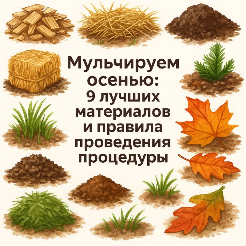 Как правильно мульчировать осенью: советы и секреты