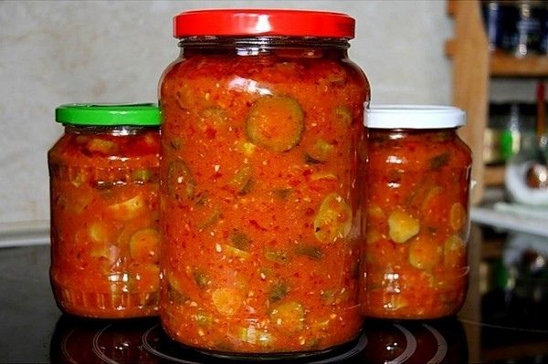 Неповторимый рецепт заготовки огурцов на зиму в томатно-остром соусе